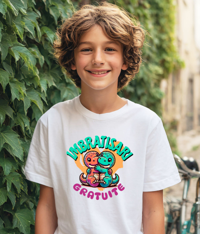 Tricou Femei, Barbati, Copii, Fata, Baiat, Unisex Personalizat „Cadouri personalizate dragoni colorati și îmbrățișări de dragoste pentru Valentine's Day și familie” [3]