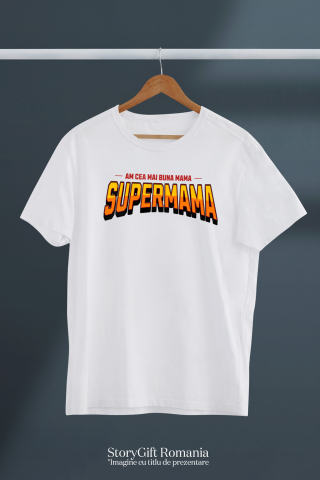 Tricou Femei, Barbati, Copii, Fata, Baiat, Unisex Personalizat "Super Erou Mama – Cadouri Personalizate cu Mesajul ‘Am Cea Mai Bună Mama’" [2]