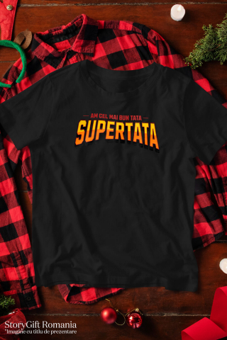 Tricou Femei, Barbati, Copii, Fata, Baiat, Unisex Personalizat Cadouri Personalizate Super Erou Tata | Cea Mai Bună Tata, Familie și Iubire [2]
