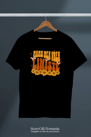 Tricou Femei, Barbati, Copii, Fata, Baiat, Unisex Personalizat Decor Personalizat pentru Mama - Flori Galbene și Mesaj Special [2]