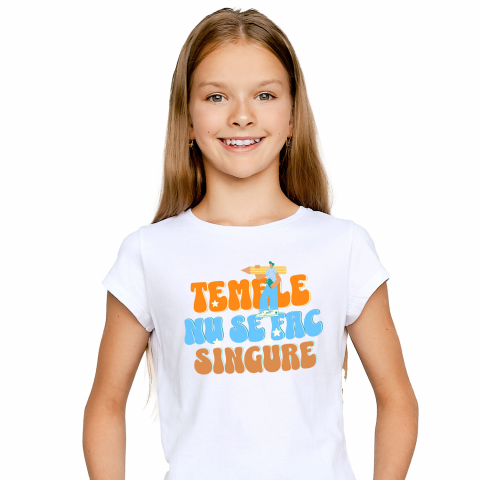 Tricou Femei, Barbati, Copii, Fata, Baiat, Unisex Personalizat Tricou Personalizat Băiat - "Temele Nu Se Fac Singure" | Cadou pentru Școlari și Iubitori de Educație [1]