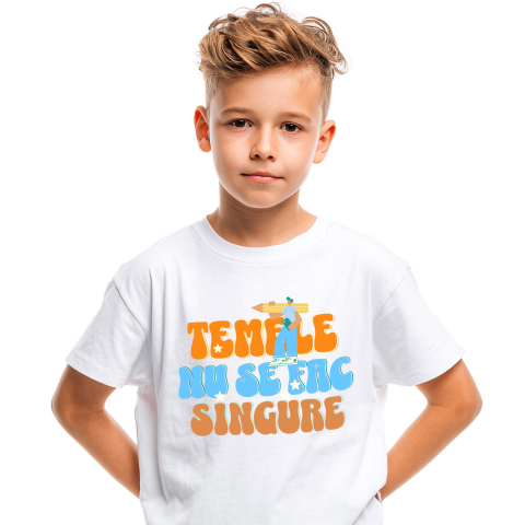 Tricou Femei, Barbati, Copii, Fata, Baiat, Unisex Personalizat Tricou Personalizat Băiat - "Temele Nu Se Fac Singure" | Cadou pentru Școlari și Iubitori de Educație [1]