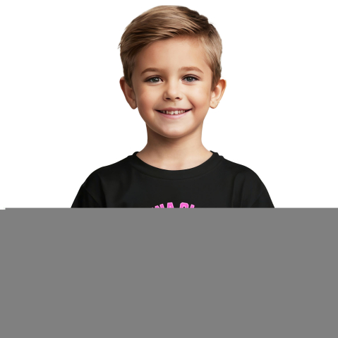 Tricou Copii cu Elsa: Eroul Inghetat al Scolii 100% Bumbac, Negru, 6 Ani [1]