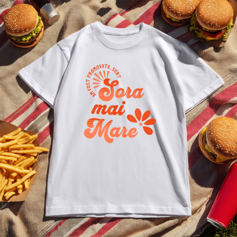 Tricou Femei, Barbati, Copii, Fata, Baiat, Unisex Personalizat Sora Mai Mare – Cadou Amuzant pentru Frati și Surori [4]