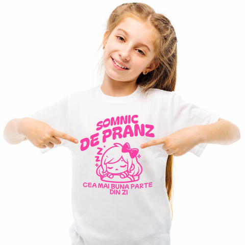 Tricou Femei, Barbati, Copii, Fata, Baiat, Unisex Personalizat Fata Dormind cu Funda – Cadou Personalizat pentru Copii și Familie