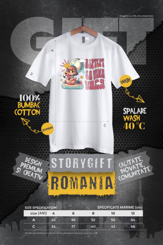 Tricou Femei, Barbati, Copii, Fata, Baiat, Unisex Personalizat Fată pe Colac Flamingo în Mare – Cadou Personalizat pentru Copii și Familie [3]