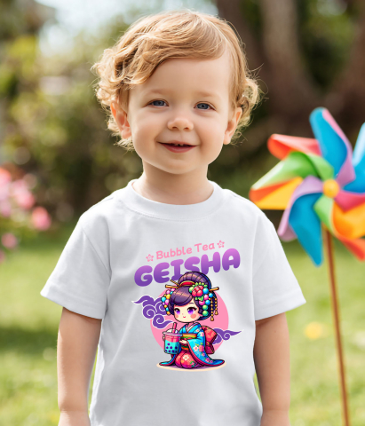 Tricou Femei, Barbati, Copii, Fata, Baiat, Unisex Personalizat „Fată Stil Asiatic cu Ceai Rece cu Bule - Pahar Personalizat pentru Bubble Tea” [3]