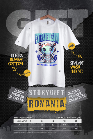 Tricou Femei, Barbati, Copii, Fata, Baiat, Unisex Personalizat Costum Extraterestru Invazie - Costum Spațial Personalizat pentru Familie, Copii și Tati [3]