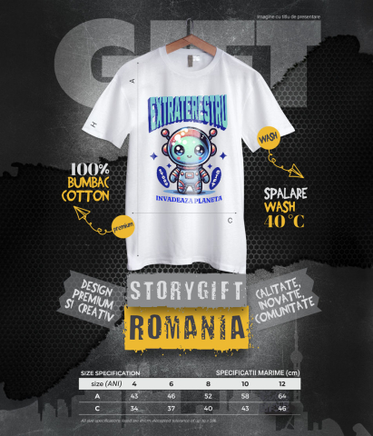 Tricou Femei, Barbati, Copii, Fata, Baiat, Unisex Personalizat Costum Extraterestru Invazie - Costum Spațial Personalizat pentru Familie, Copii și Tati [5]