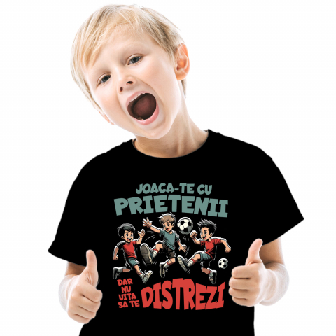 Tricou Femei, Barbati, Copii, Fata, Baiat, Unisex Personalizat Cadouri Personalizate pentru Iubitorii Fotbalului – Familie, Prieteni și Distracție [1]