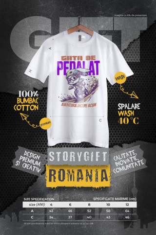 Tricou Femei, Barbati, Copii, Fata, Baiat, Unisex Personalizat Iepure Haios Pe Bicicletă – Design Amuzant Pentru Aventuri Pe Două Roți [3]