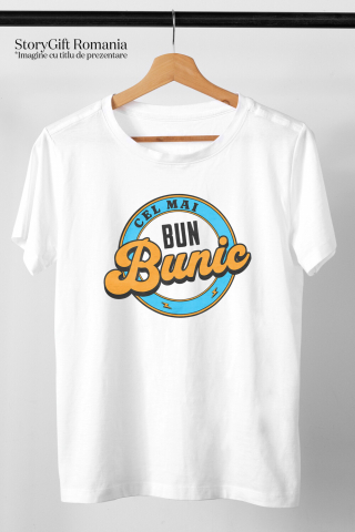 Tricou Femei, Barbati, Copii, Fata, Baiat, Unisex Personalizat „Mesaj pentru Cel Mai Bun Bunic - Cadou Personalizat Familie, Copii” [2]