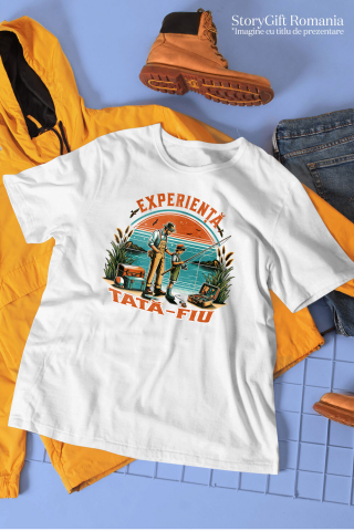 Tricou Femei, Barbati, Copii, Fata, Baiat, Unisex Personalizat Cadou Personalizat „Iubitorii De Pescuit” | Experiență Tata Fiu pentru Părinți și Copii [2]