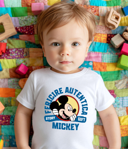 Tricou Copii cu Magia Disney cu Mickey Mouse 100% Bumbac, Alb, 12 Ani [2]