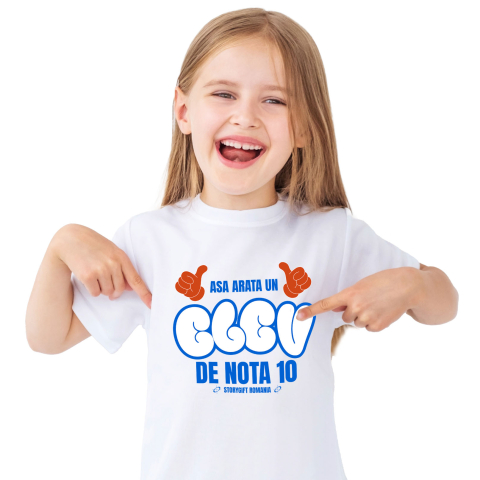 Educatie - Tricou Femei, Barbati, Copii, Fata, Baiat, Unisex Personalizat Mâini Stil Mickey Mouse & Educație: Rechizite Personalizate pentru Elevii De Nota 10