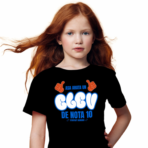 Tricou Femei, Barbati, Copii, Fata, Baiat, Unisex Personalizat Mâini Stil Mickey Mouse & Educație: Rechizite Personalizate pentru Elevii De Nota 10 [1]