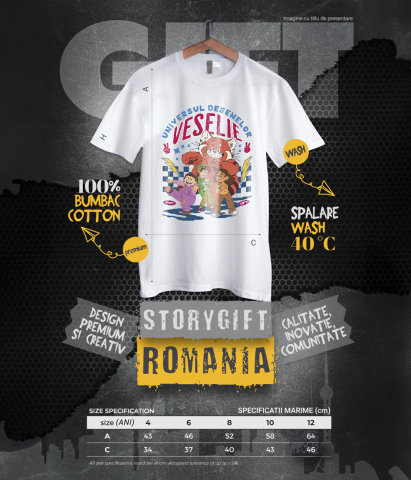 Tricou Copii cu Mei Lee și Prietenii: Prieteniile Care Transformă Lumea 100% Bumbac, Alb, 6 Ani [5]