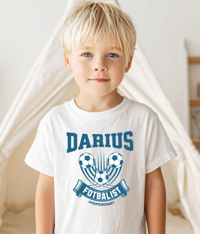 Tricou Femei, Barbati, Copii, Fata, Baiat, Unisex Personalizat Mingi de Fotbal - Tricou Personalizat pentru Echipe și Suporteri [2]