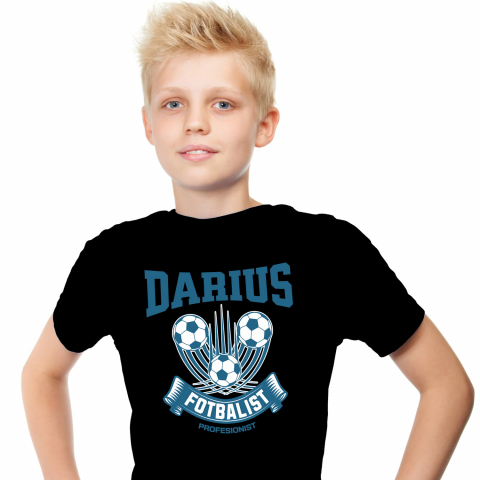 Tricouri - Tricou Femei, Barbati, Copii, Fata, Baiat, Unisex Personalizat Mingi de Fotbal - Tricou Personalizat pentru Echipe și Suporteri