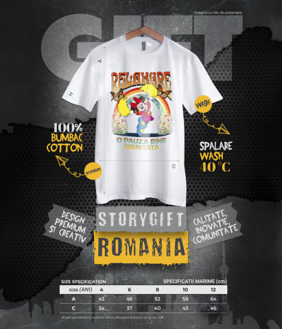 Tricou Copii cu Minnie Se Bucura Dansand Fara Oprire 100% Bumbac, Alb, 6 Ani [5]