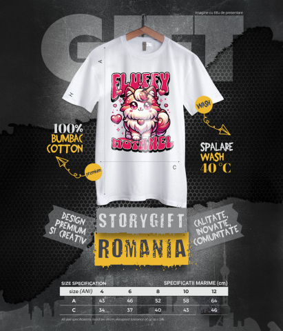 Tricou Femei, Barbati, Copii, Fata, Baiat, Unisex Personalizat Pisica Pufoasă Portocalie Îndrăgostită – Cadou Personalizat Fluiffy Motănel pentru Valentine's Day [5]