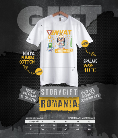 Tricou Copii cu Pluto – Ghidul Meu de Invatare 100% Bumbac, Alb, 10 Ani [5]