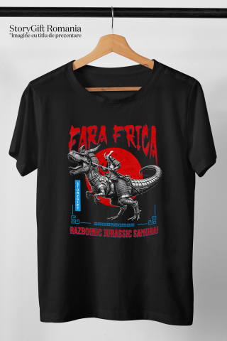 Tricou Femei, Barbati, Copii, Fata, Baiat, Unisex Personalizat Războinic Jurassic Samurai - Dinozaur T-Rex în Stil Chinezesc - Cadouri Personalizate [2]