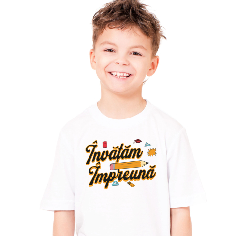 Tricou Femei, Barbati, Copii, Fata, Baiat, Unisex Personalizat Rechizite Școlare Copii | Creion Imens și Educație Personalizată [1]