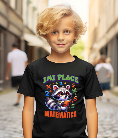 Tricou Femei, Barbati, Copii, Fata, Baiat, Unisex Personalizat Tricou Sconcs Matematician - "Îmi Place Matematica" | Cadou Educațional pentru Copii și Iubitori de Știință [3]