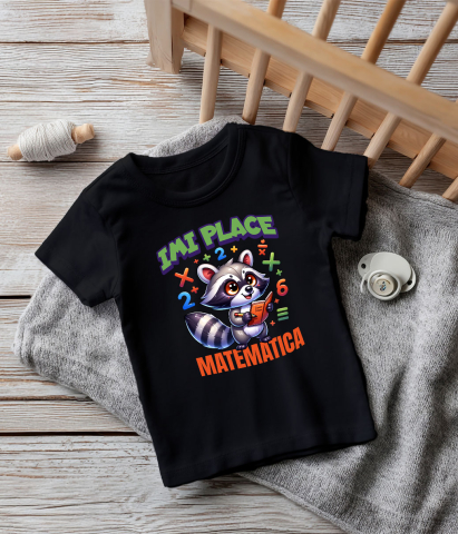 Tricou Femei, Barbati, Copii, Fata, Baiat, Unisex Personalizat Tricou Sconcs Matematician - "Îmi Place Matematica" | Cadou Educațional pentru Copii și Iubitori de Știință [4]