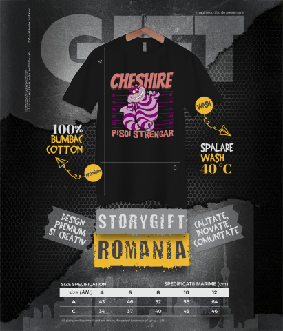 Tricou Copii cu Strengarul Casei 100% Bumbac, Negru, 10 Ani [5]