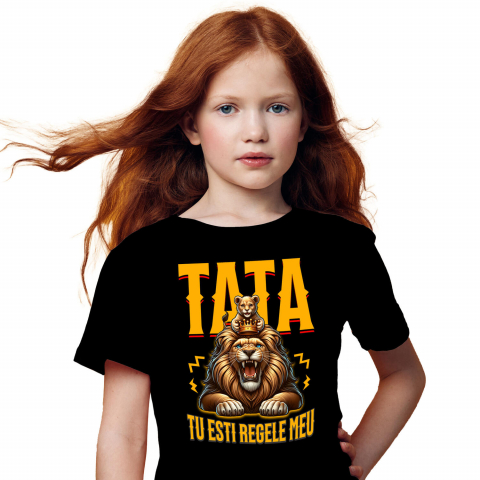 Tata - Tricou Femei, Barbati, Copii, Fata, Baiat, Unisex Personalizat Cadouri Personalizate Tata și Fiu | Pelerină Roșie, Eroul Meu Tata