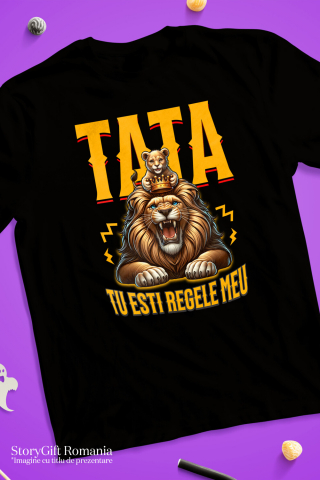 Tricou Femei, Barbati, Copii, Fata, Baiat, Unisex Personalizat Cadouri Personalizate Tata și Fiu | Pelerină Roșie, Eroul Meu Tata [2]