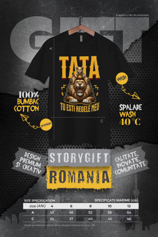 Tricou Femei, Barbati, Copii, Fata, Baiat, Unisex Personalizat Cadouri Personalizate Tata și Fiu | Pelerină Roșie, Eroul Meu Tata [3]