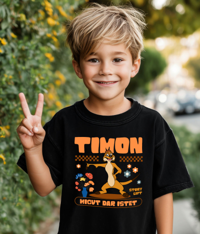 Tricou Copii cu Tigger si Prietenii Palmierilor 100% Bumbac, Negru, 12 Ani [2]