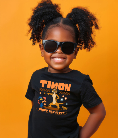 Tricou Copii cu Tigger si Prietenii Palmierilor 100% Bumbac, Negru, 12 Ani [3]