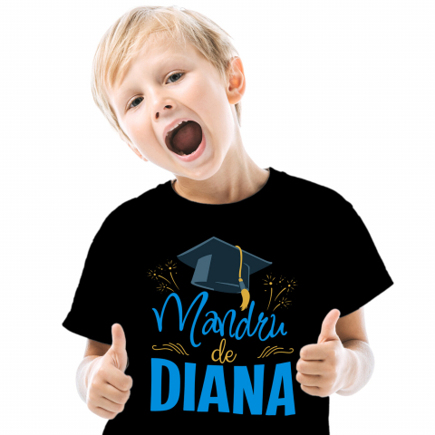 Tricou Femei, Barbati, Copii, Fata, Baiat, Unisex Personalizat Tocă de Absolvire Personalizată - Pălărie pentru Succes și Mândrie [1]