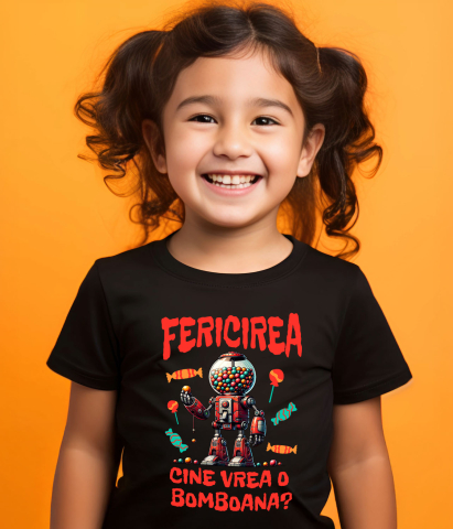 Tricou Femei, Barbati, Copii, Fata, Baiat, Unisex Personalizat Tonomat Vintage de Bomboane – Cadou Personalizat pentru Copii și Familie [2]