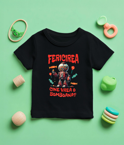 Tricou Femei, Barbati, Copii, Fata, Baiat, Unisex Personalizat Tonomat Vintage de Bomboane – Cadou Personalizat pentru Copii și Familie [4]