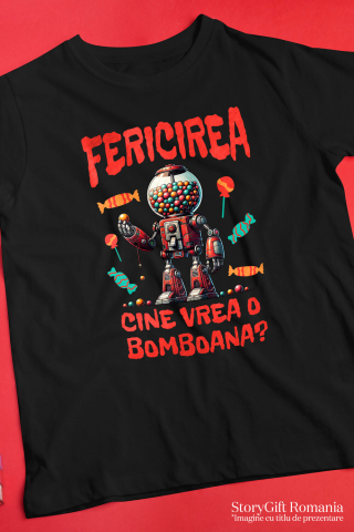 Tricou Femei, Barbati, Copii, Fata, Baiat, Unisex Personalizat Tonomat Vintage de Bomboane – Cadou Personalizat pentru Copii și Familie [2]