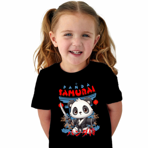 Tricou Femei, Barbati, Copii, Fata, Baiat, Unisex Personalizat Panda Samurai Ninja – Cadou Personalizat pentru Copii și Familie [1]