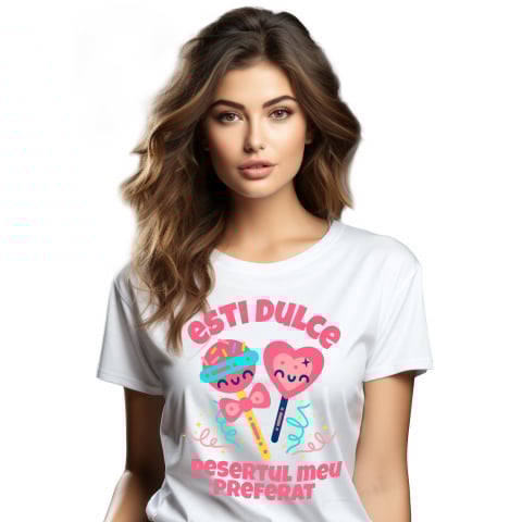 MANCARE - Tricou Femei, Barbati, Copii, Fata, Baiat, Unisex Personalizat Acadele personalizate pentru iubire și familie | Dulciuri romantice pentru tati și prieteni