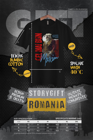 Tricou Femei cu Animal In Costum Regal Renascentist, Peronalizata cu Numele si Poza Animalului Tau cu imprimeu pe Fata, 100% Bumbac, Negru, XS [3]