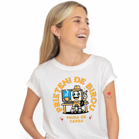 PRIETENI - Tricou Femei, Barbati, Copii, Fata, Baiat, Unisex Personalizat Cadouri personalizate pentru birou, familie, copii, tati și prieteni - Animatie sef birou