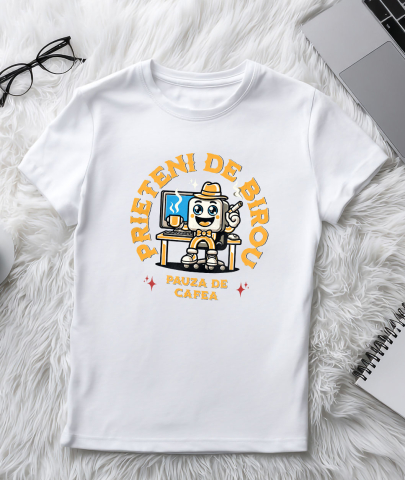 Tricou Femei, Barbati, Copii, Fata, Baiat, Unisex Personalizat Cadouri personalizate pentru birou, familie, copii, tati și prieteni - Animatie sef birou [2]