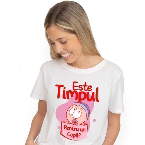 Familie - Tricou Femei, Barbati, Copii, Fata, Baiat, Unisex Personalizat „Bebelus Cu Suzeta Personalizată - Cadou Sarcină Perfect pentru Viitori Părinți”