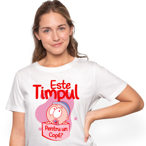 Familie - Tricou Femei, Barbati, Copii, Fata, Baiat, Unisex Personalizat „Bebelus Cu Suzeta Personalizată - Cadou Sarcină Perfect pentru Viitori Părinți”