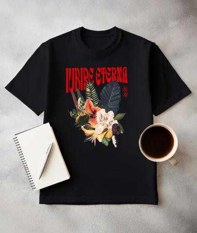 Tricou Femei, Barbati, Copii, Fata, Baiat, Unisex Personalizat Buchet de Flori Colorate cu Text „Iubire Eterna” | Cadouri Personalizate pentru Femei, Familie și Prieteni [2]