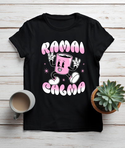 Tricou Femei, Barbati, Copii, Fata, Baiat, Unisex Personalizat „Cană Haioasă Personalizată 'Rămâi Calm' – Cadou Amuzant pentru Familie, Copii și Prieteni” [2]