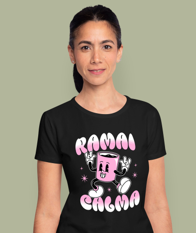 Tricou Femei, Barbati, Copii, Fata, Baiat, Unisex Personalizat „Cană Haioasă Personalizată 'Rămâi Calm' – Cadou Amuzant pentru Familie, Copii și Prieteni” [1]